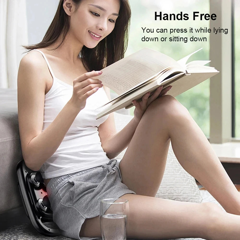 6-Head Deep Tissue Massage Gun – Handheld Muscle Massager for Back, Neck & Full Body Relief