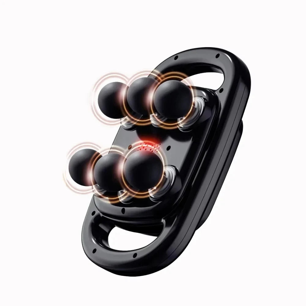 6-Head Deep Tissue Massage Gun – Handheld Muscle Massager for Back, Neck & Full Body Relief