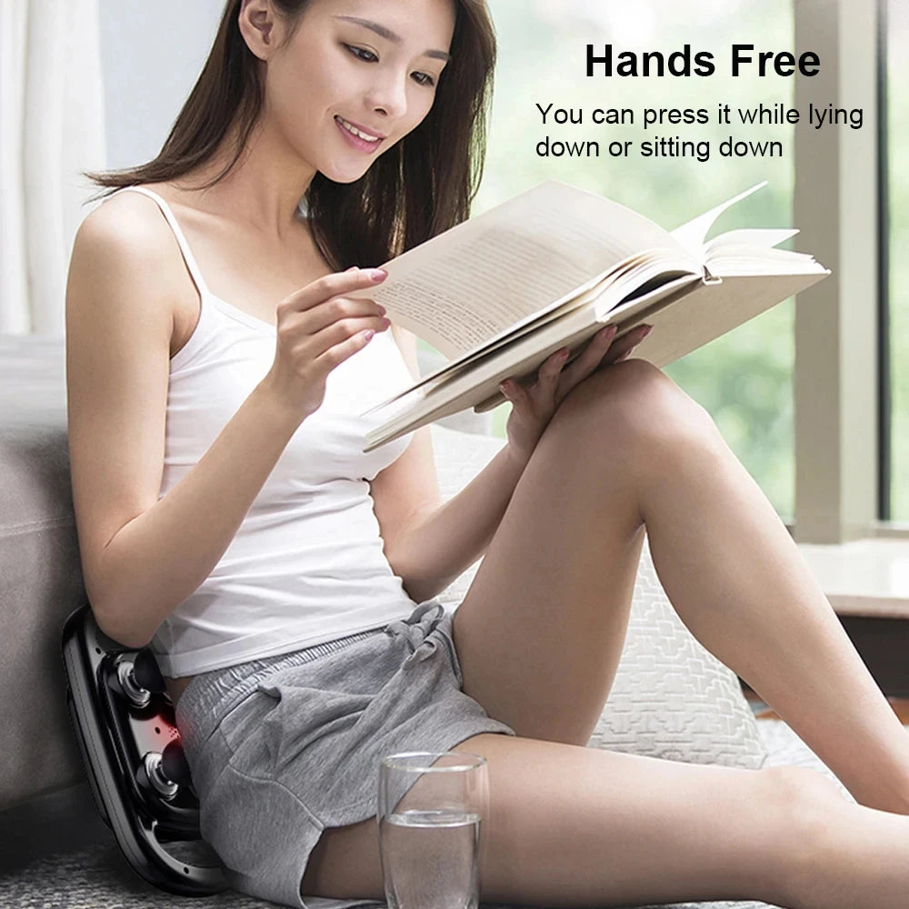 6-Head Deep Tissue Massage Gun – Handheld Muscle Massager for Back, Neck & Full Body Relief