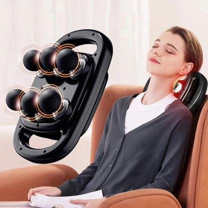 6-Head Deep Tissue Massage Gun – Handheld Muscle Massager for Back, Neck & Full Body Relief